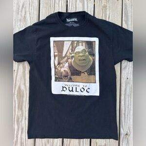 Shrek Donkey Welcome to Duloc T Shirt Mens Large Graphic Tee 2020 Movie